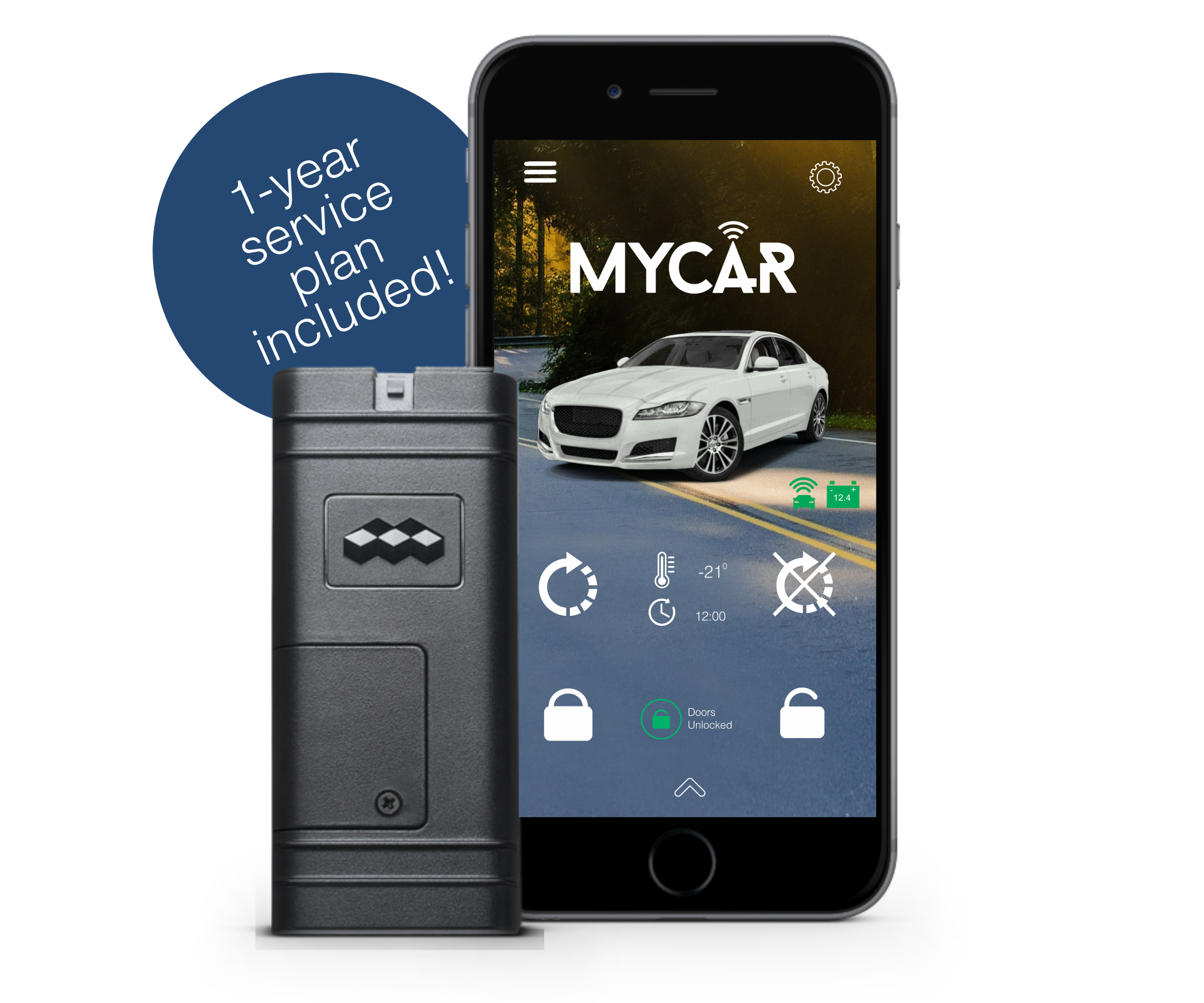 MyCar Smartphone Control Interface DIY Remote Start Solutions